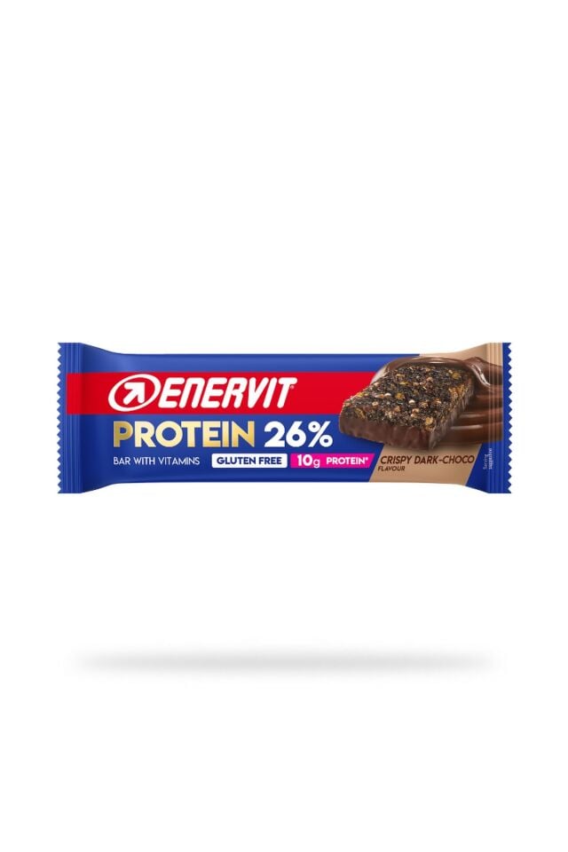 Enervit 99658 Protein Bar Crispy Dark - Choco 40g x 25 Adet