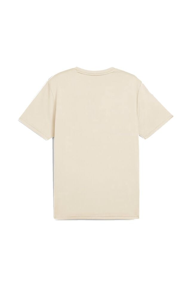 Puma M Tad Ess Poly Texture Tee Erkek Günlük Kısa Kol Tişört Bej 52715587