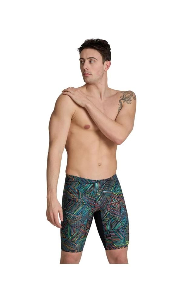 Arena Men's Arena Overview Swim Jammer Erkek Yüzücü Mayo Siyah 006673550
