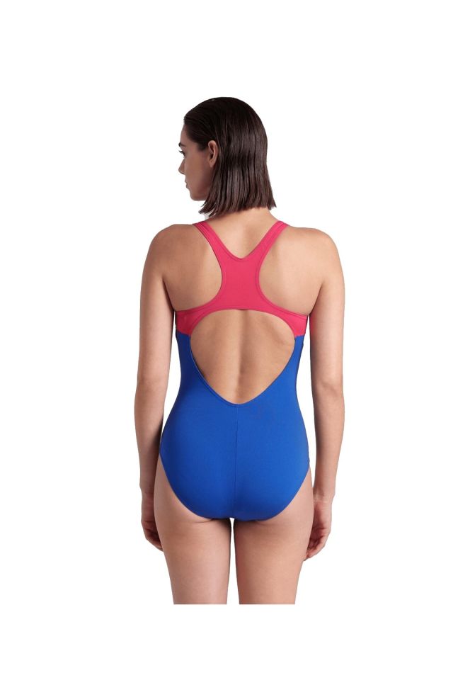 Arena Women's Arena Logo Kikko Swimsuit Contro Bayan Yüzücü Mayo Lacivert 006731790 42