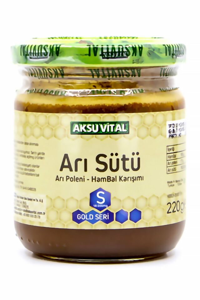 AksuVital Arı Sütü Bal Polen Karışımı (S) 18.000mg Yetişkin 235g