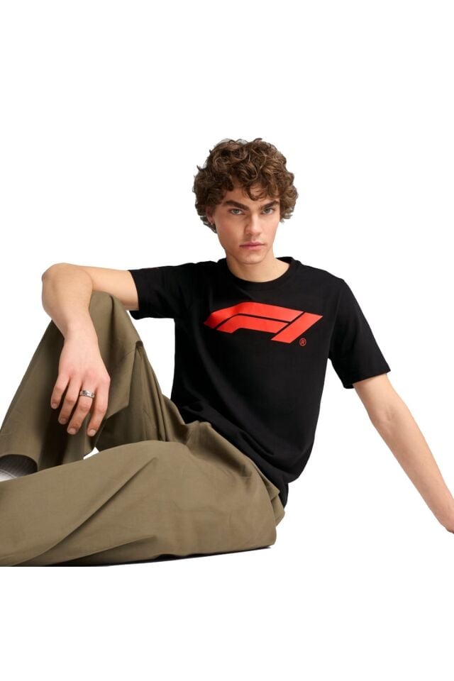Puma F1 ESS Logo Tee 180g Erkek Kısa Kol Tişört Siyah 63326401