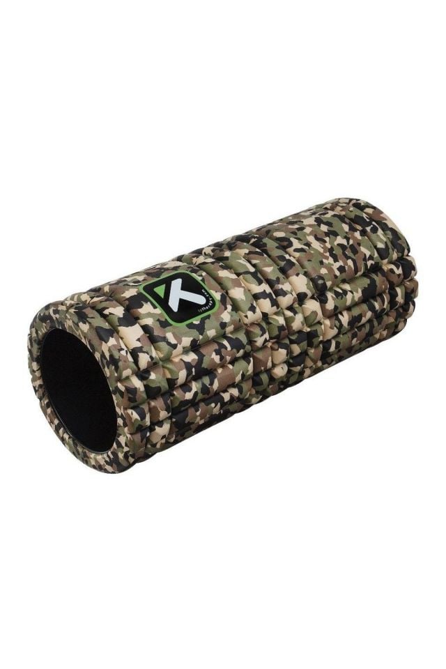 Triggerpoint Grid Camo Massage Roller 33 × 14cm Yeşil Kamuflaj