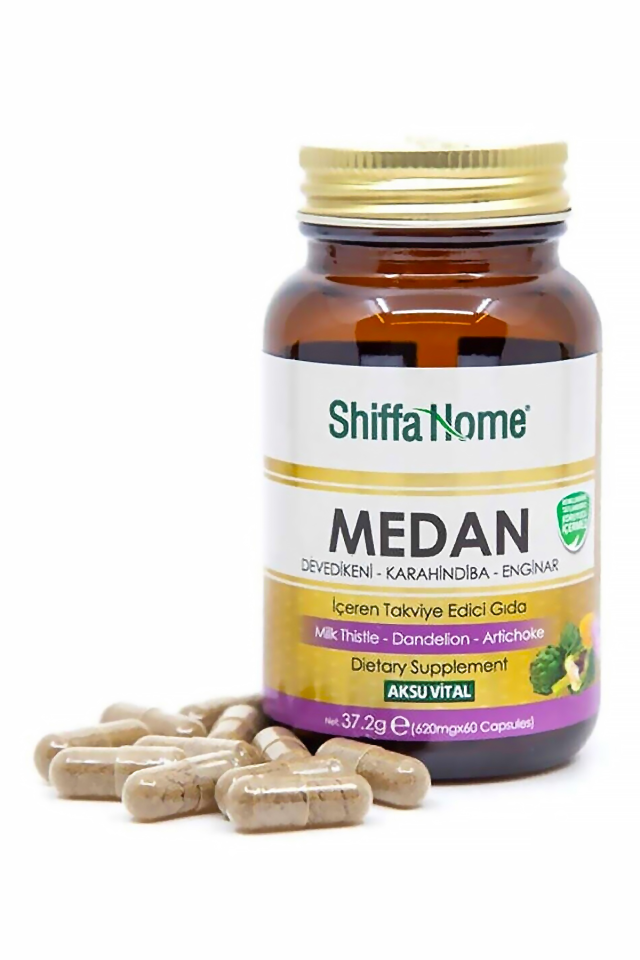 AksuVital Shiffa Home Medan Deve Dikeni Karahindiba Enginar 620mg 60 Kapsül