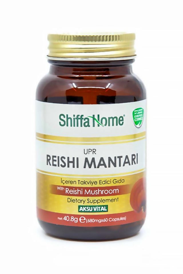 AksuVital Shiffa Home UPR Reishi Mantarı 680mg 60 Kapsül