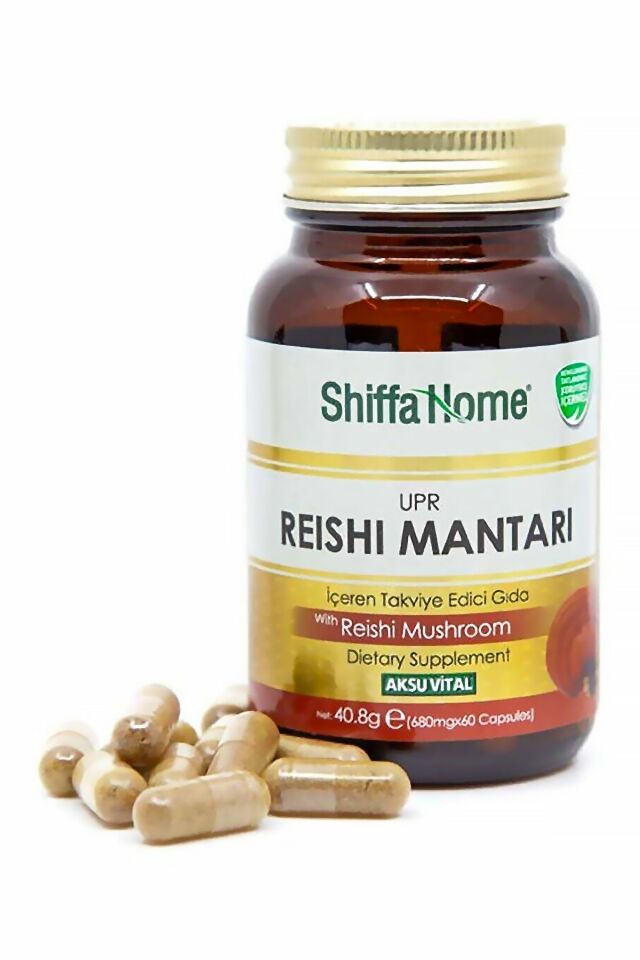 AksuVital Shiffa Home UPR Reishi Mantarı 680mg 60 Kapsül