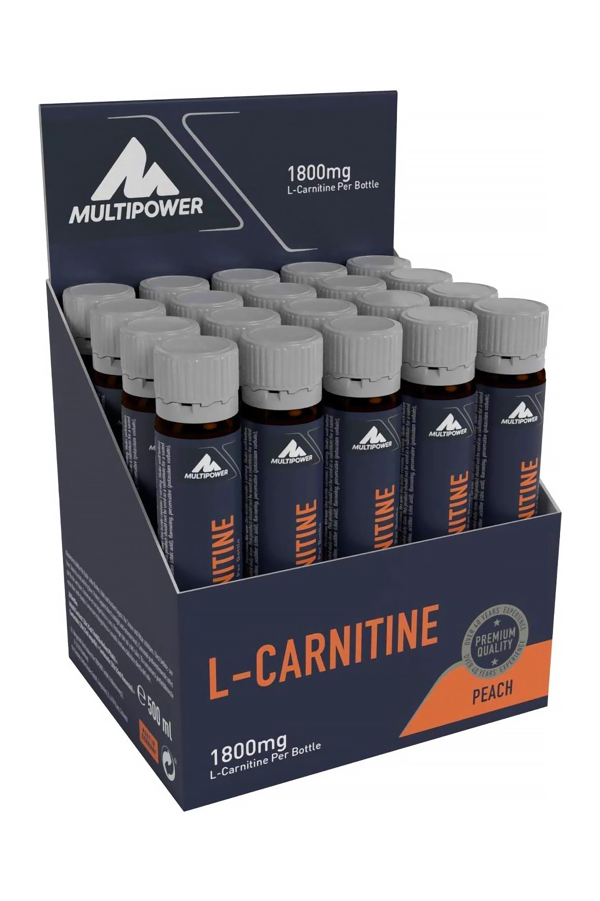 Multipower L-Carnitine Liquid Forte Şeftali 1800mg 20 Ampül