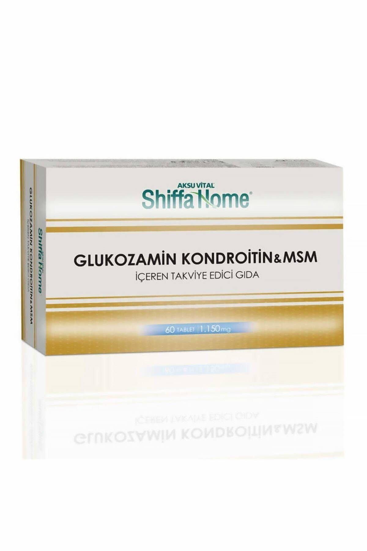 AksuVital Shiffa Home Glukozamin Kondroitin & MSM 1150mg 60 Tablet