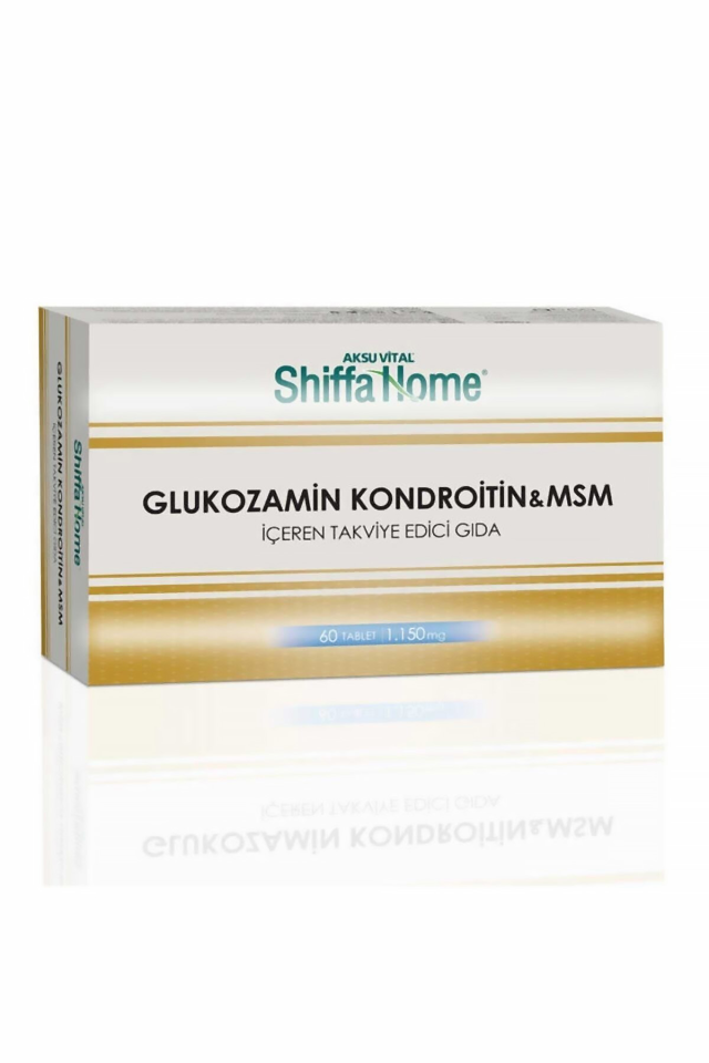 AksuVital Shiffa Home Glukozamin Kondroitin & MSN 1150mg 60 Tablet