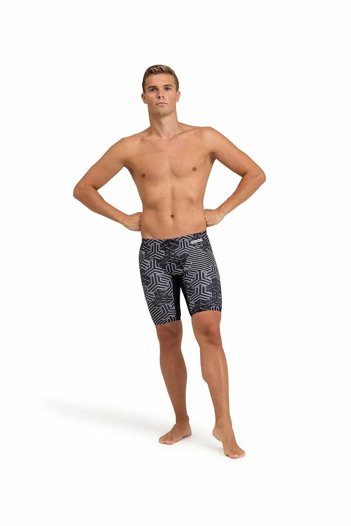 Arena Men's Arena Kikko Pro Swim Jammer Erkek Yüzücü Mayo Siyah 005896550 80