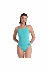Arena Women's Team Swimsuit Challenge Solid Bayan Yüzücü Mayo Mavi̇ 004766850 34