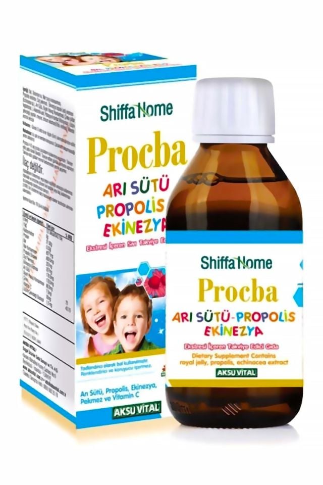 AksuVital Shiffa Home Procba Arı Sütü Propolis Ekinezya Şurubu 100ml