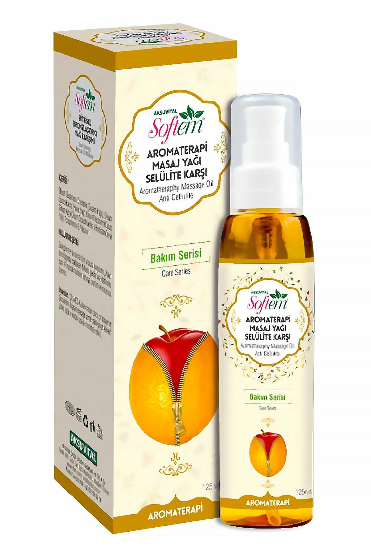 AksuVital Softem Selülite Karşı Aromaterapi Masaj Yağı 125ml