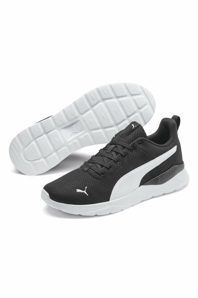 Anzarun Lite Puma-Black Puma-White Erkek Günlük Sneaker Ayakkabı Siyah 37112802