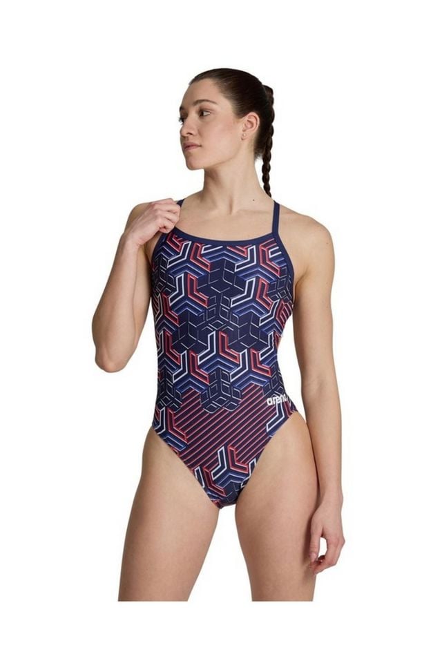 Arena Women's Arena Kikko Pro Swimsuit Challenge Bayan Yüzücü Mayo Lacivert 005902417