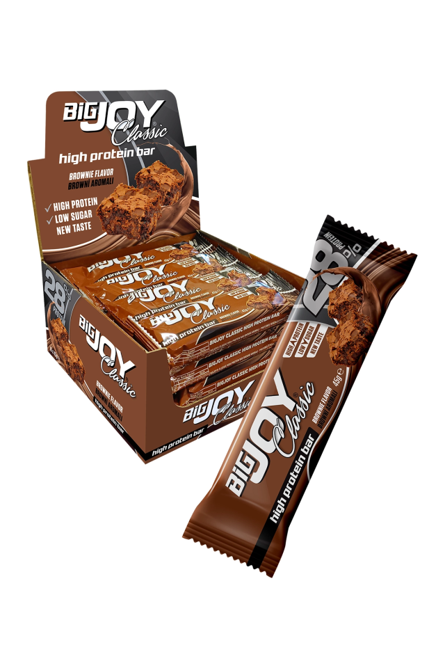 Bigjoy Classic High Protein Bar Brownie 45g x 16 Adet