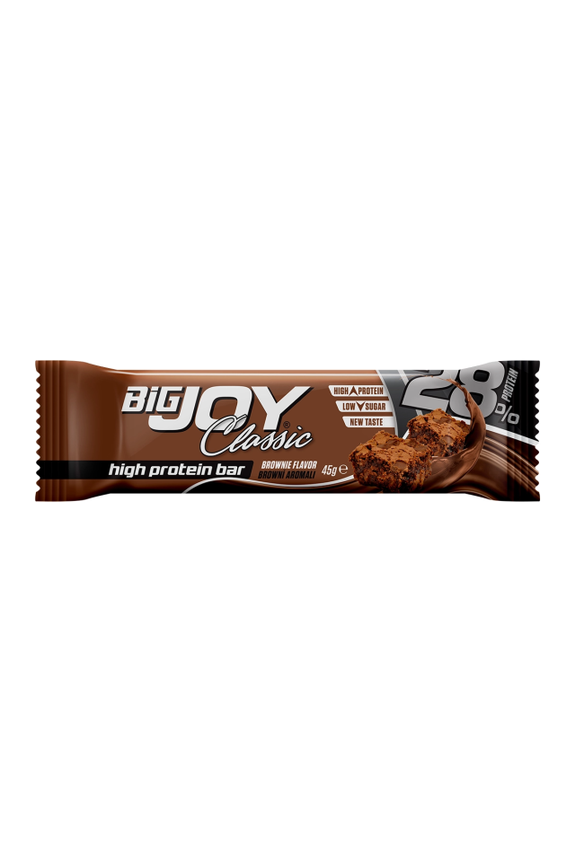 Bigjoy Classic High Protein Bar Brownie 45g x 16 Adet