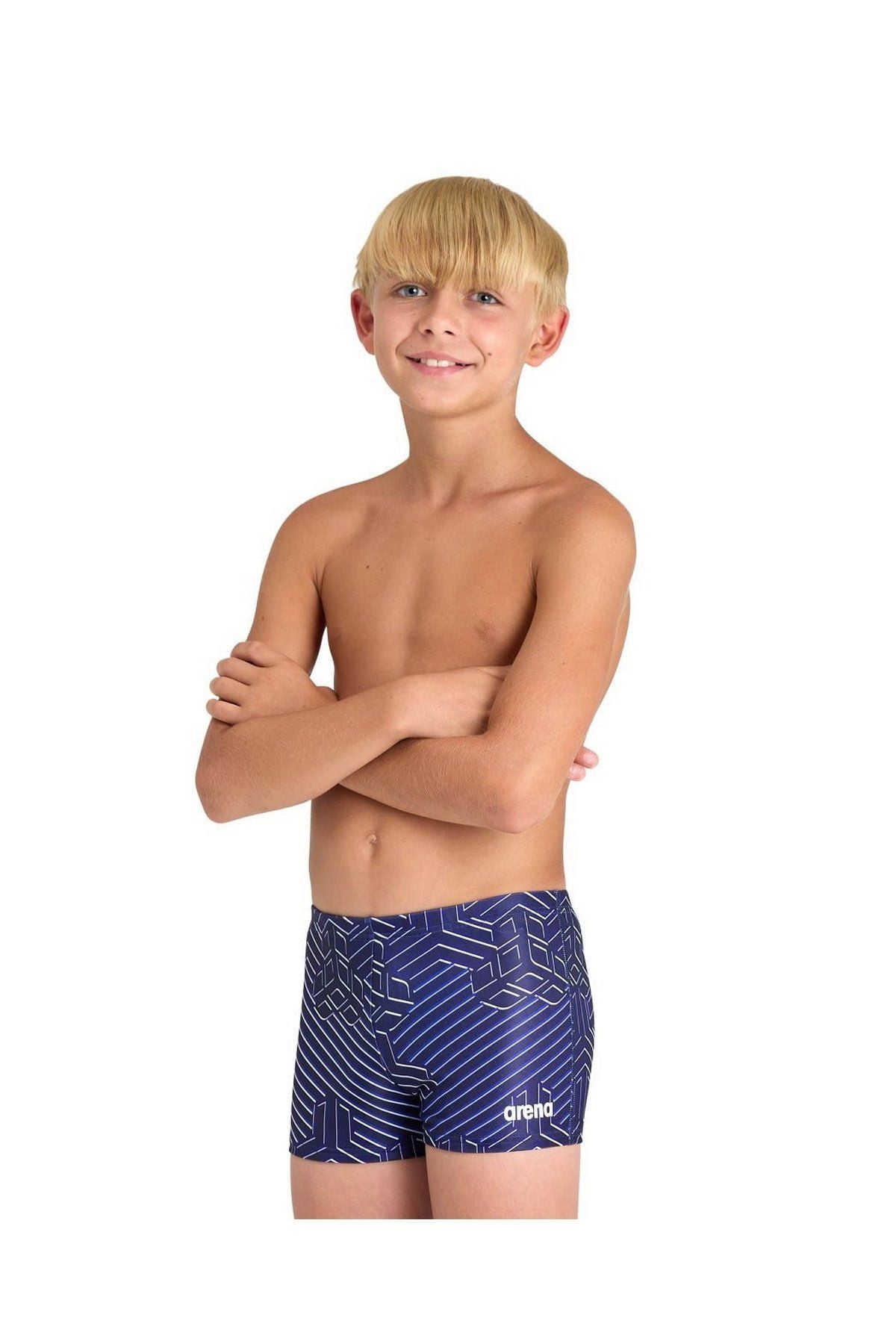 Arena Boy's Arena Kikko Pro Swim Short Erkek Çocuk Yüzücü Short Mavi 006001770 12-13