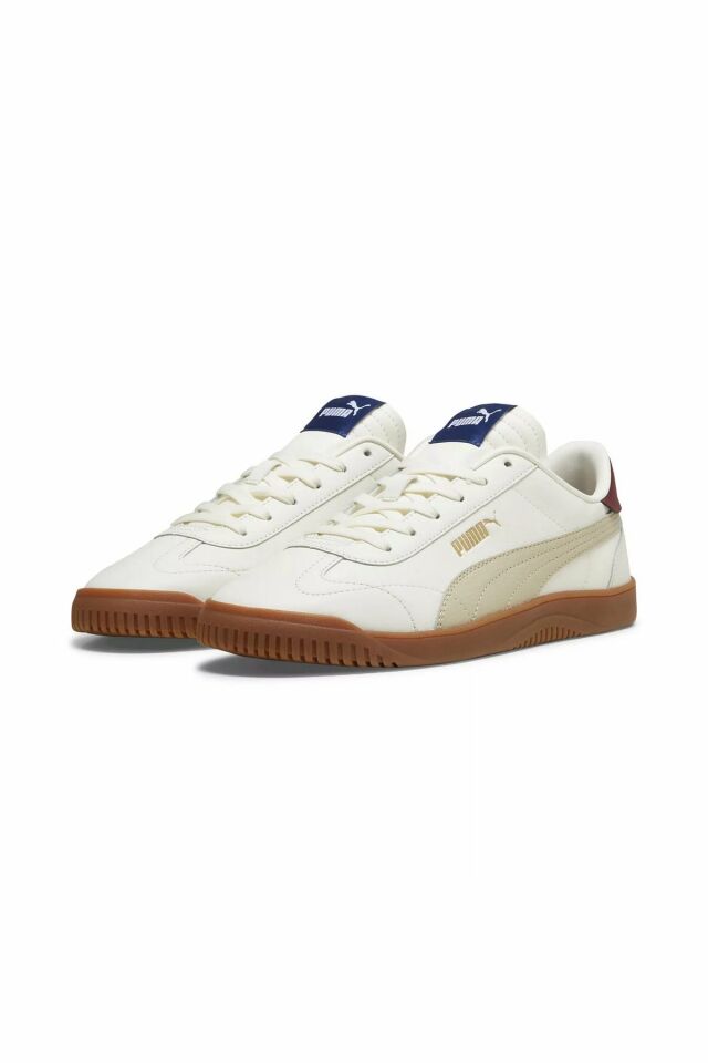 Puma Club 5v5 Warm-White Putty-Red-Royal Erkek Sneaker Ayakkabı Beyaz 38940608 43