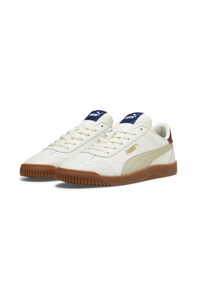 Puma Club 5v5 Warm-White Putty-Red-Royal Erkek Sneaker Ayakkabı Beyaz 38940608 44