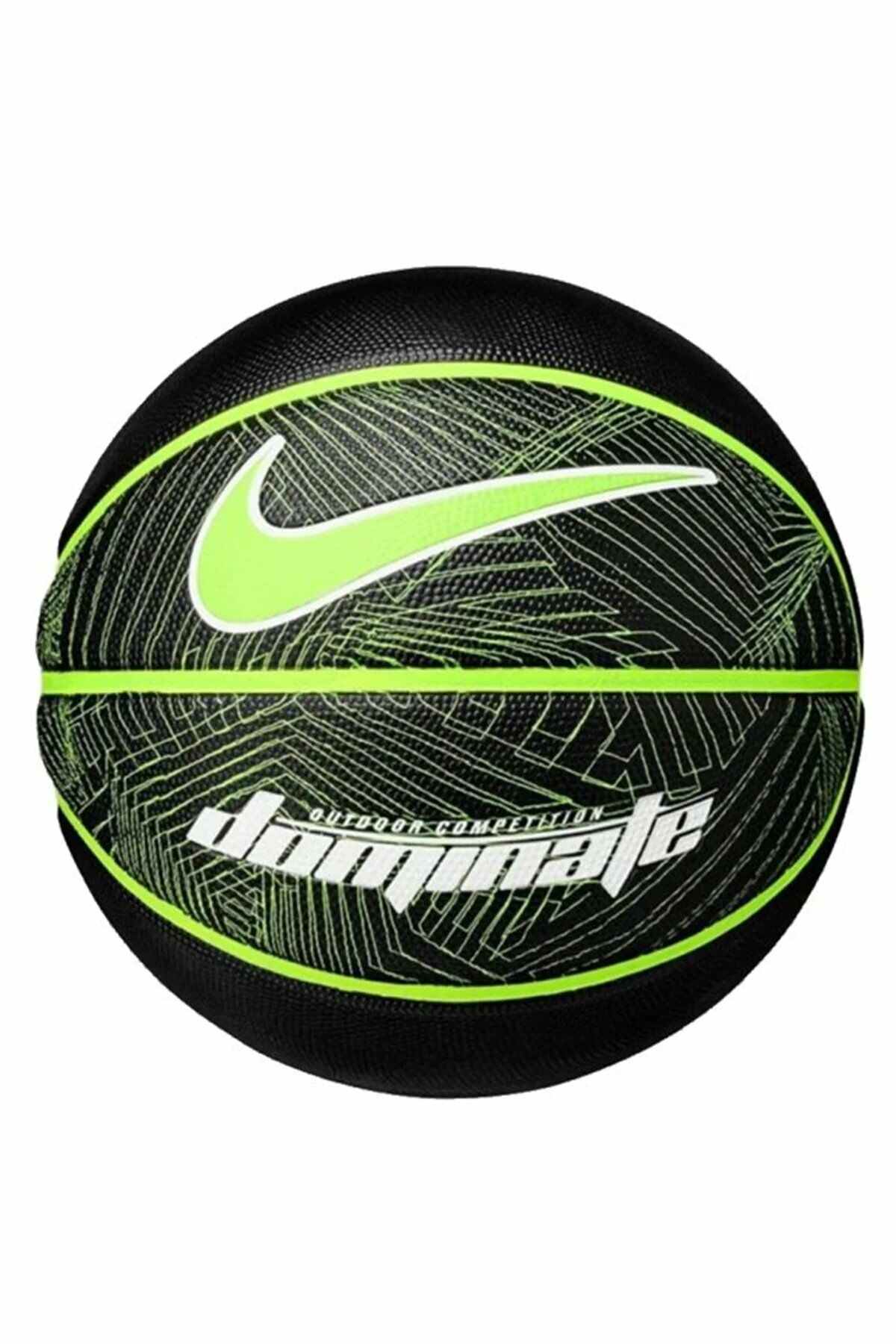 Nike Dominate Outdoor 8P Unisex No 7 Basketbol Topu Siyah/Yeşil N.000.1165.044.07