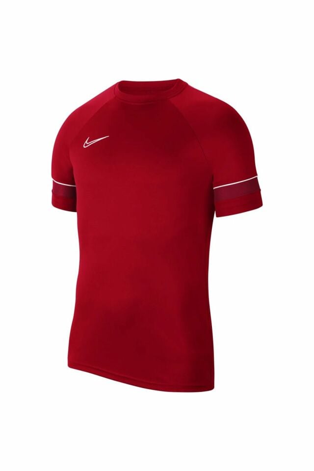 Nike Dri-Fit Academy 21 Top Ss Erkek Futbol Tişört Kırmızı M Beden CW6101-657