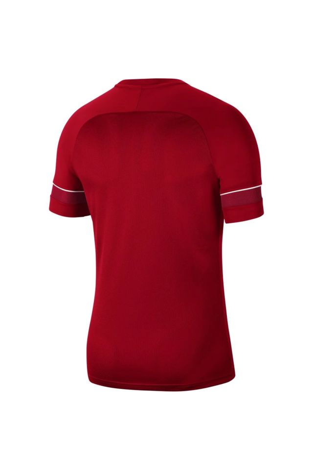 Nike Dri-Fit Academy 21 Top Ss Erkek Futbol Tişört Kırmızı M Beden CW6101-657