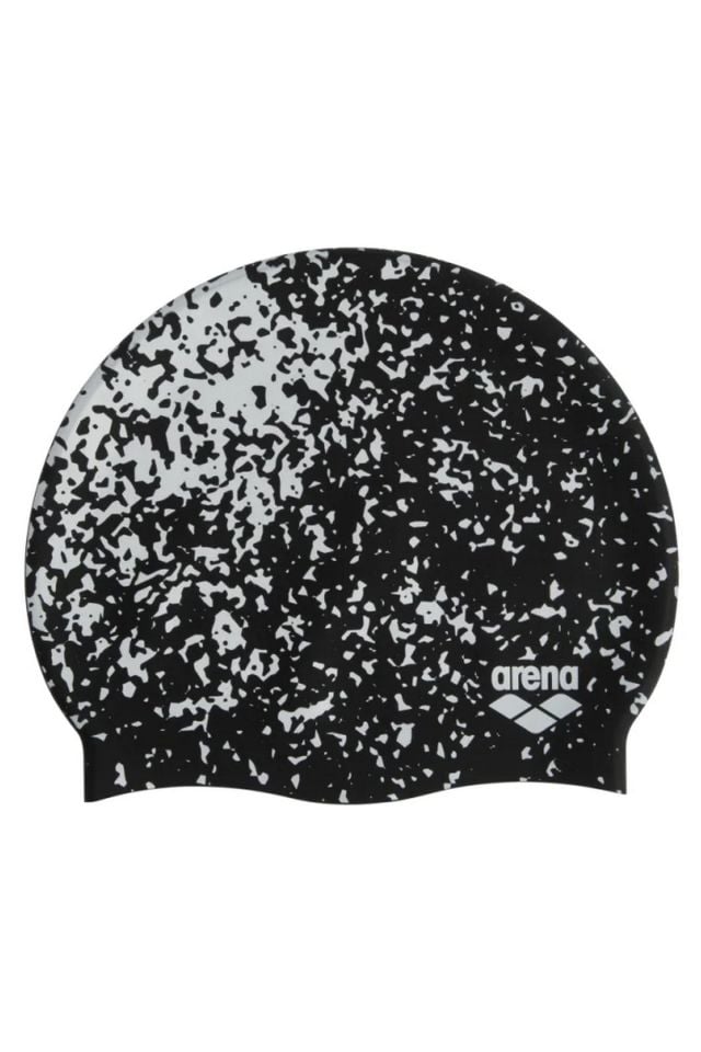 Arena Print 2 Unisex Desenli Yüzücü Bone Siyah/Beyaz 1E368120