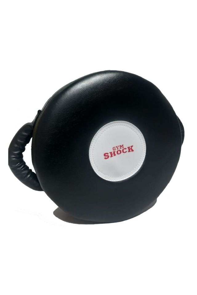 Gym Shock Yuvarlak Darbe Yastığı Gerçek Deri 34x11cm Siyah