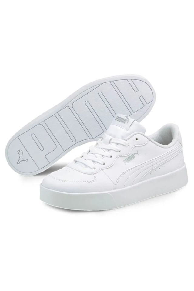 Puma Skye Clean Sport Style Bayan Günlük Spor Ayakkabı Beyaz 38014702 37