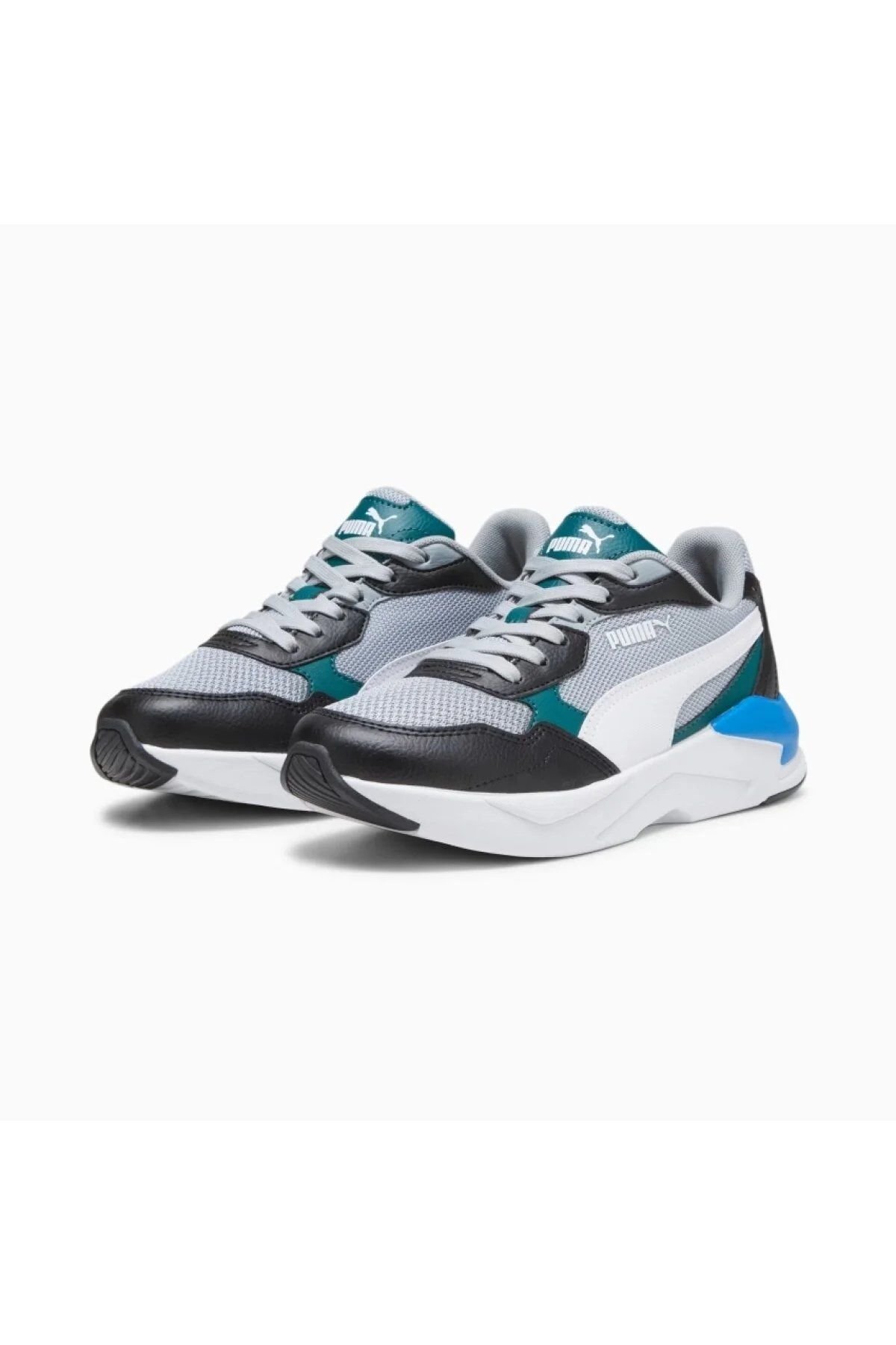 Puma X-Ray Speed Lite Jr PUMA-Black PUMA-White Malachite Bayan Genç Günlük Spor Ayakkabı 38552421