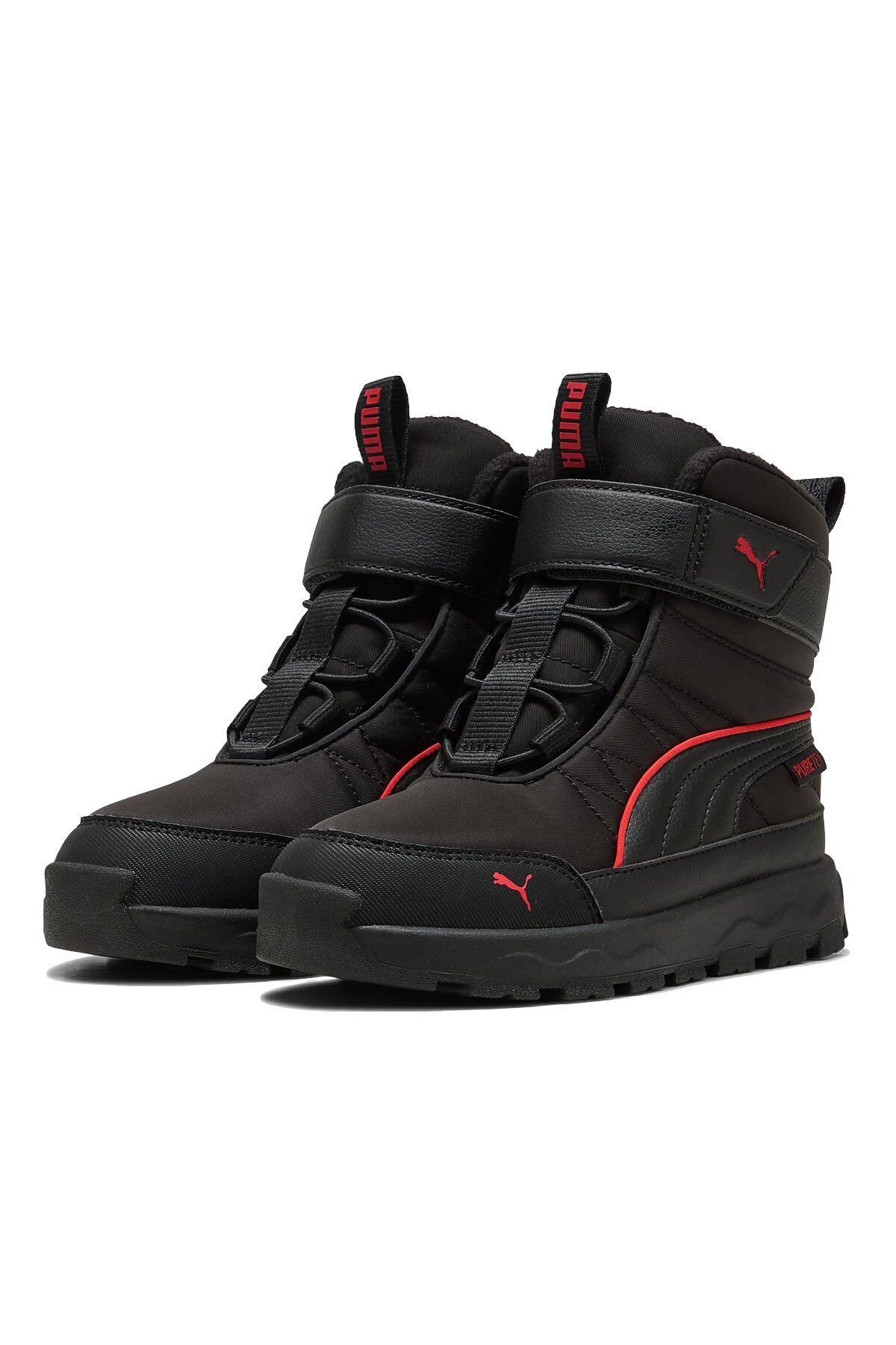 Puma Evolve Boot Purtx AC+PS Unisex Çocuk Bot Siyah/Kırmızı 39264906