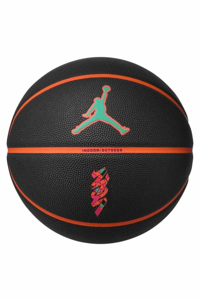 Nike Jordan All Court 8P Z Williamson Deflated Black/Cone/Clear Emerald No 7 Basketbol Topu Siyah/Turuncu J.100.4141.095.07