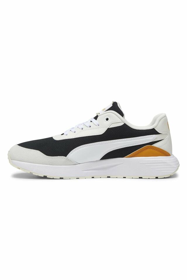 Puma Runtamed Black-White Gray-Ginger Erkek Sneaker Ayakkabı Siyah 38923617