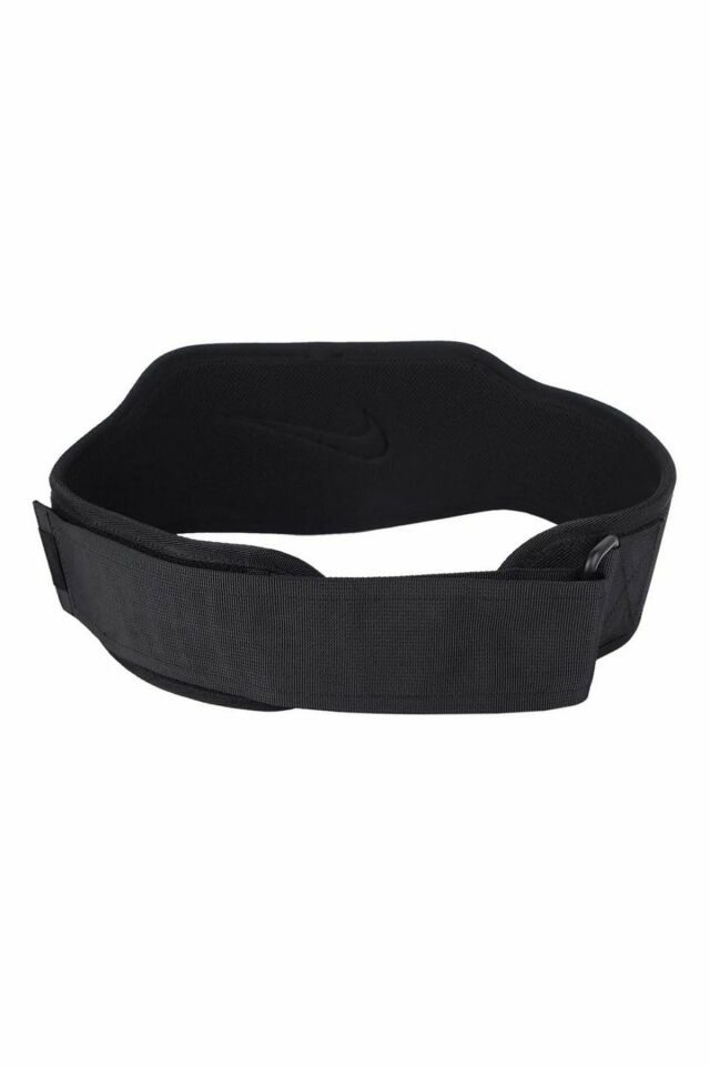 Nike Strength Training Belt 3.0 Black/Black/White M Unisex Ağırlık Kemeri Siyah/Beyaz N.000.0007.091.MD
