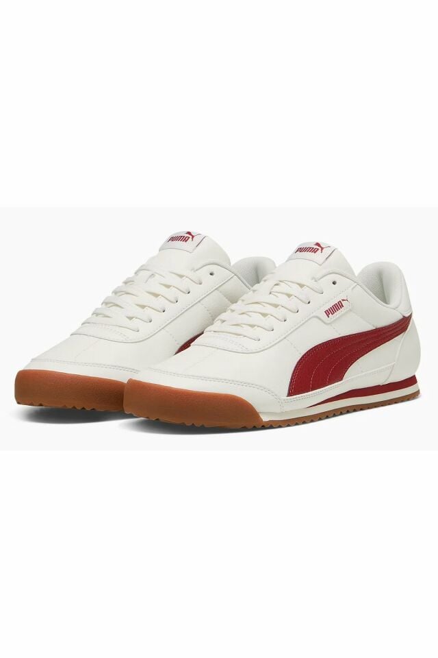 Puma Turino II Erkek Günlük Spor Ayakkabı Beyaz/Kırmızı 39745206