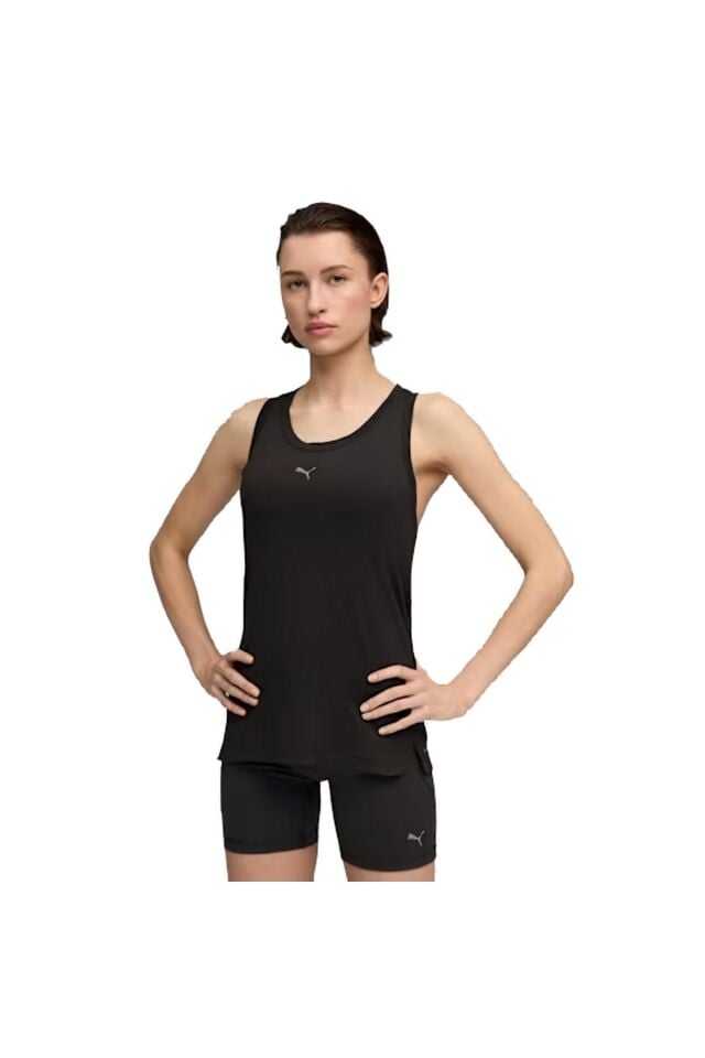 Puma Cloudspun Racerback Tank Bayan Spor Antrenman Atlet Siyah 52773401