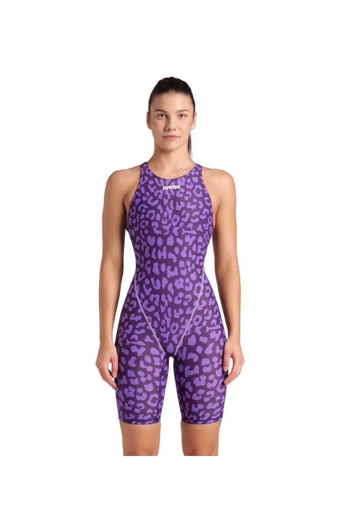 Arena Powerskin St Next LE OB Bayan Yüzücü Yarış Mayosu Desenli Mor 006349877 30