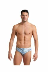 Arena Men's Arena Planet Water Swim Briefs Erkek Yüzücü Mayo Beyaz 006174130 95