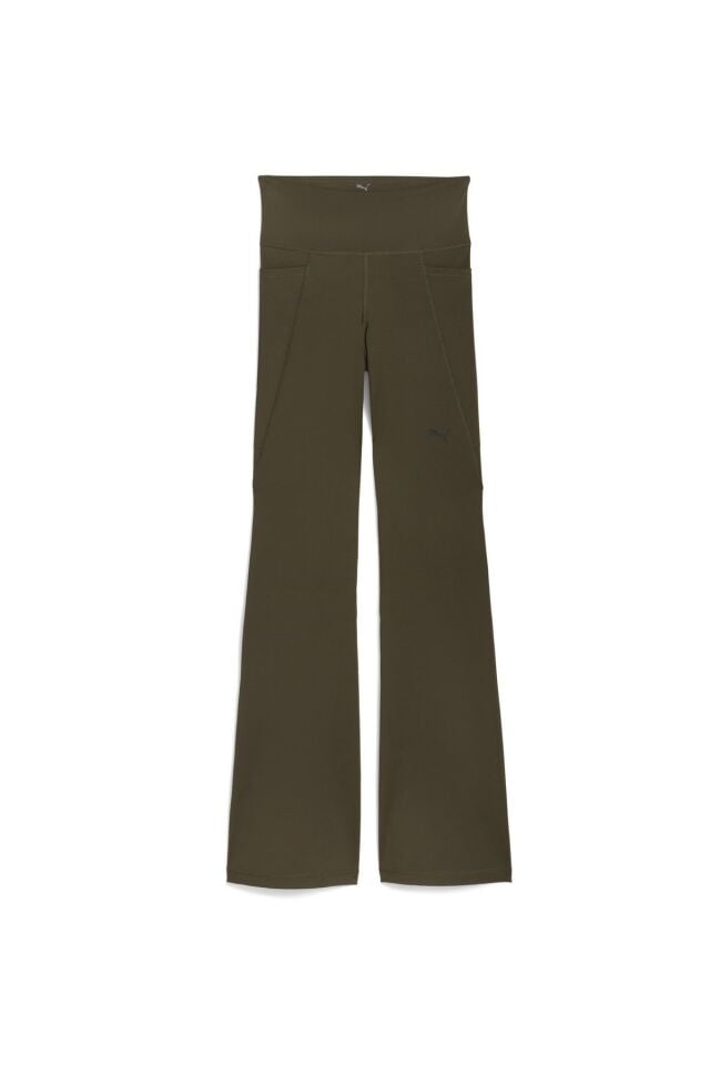 Puma W Tad Essential HW Bootcut Pant Bayan Spor Tayt Pantolon Z.Yeşil 52590270