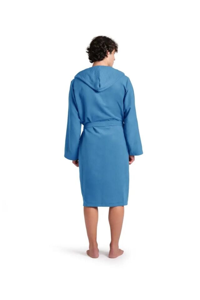 Arena Zeal Robe Unisex Havuz Deniz Yüzücü Bornozu (L) Beden Mavi 009032810