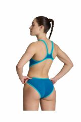 Arena Women's Arena One Biglogo One Piece Bayan Yüzücü Mayo Mavi 001198655 34