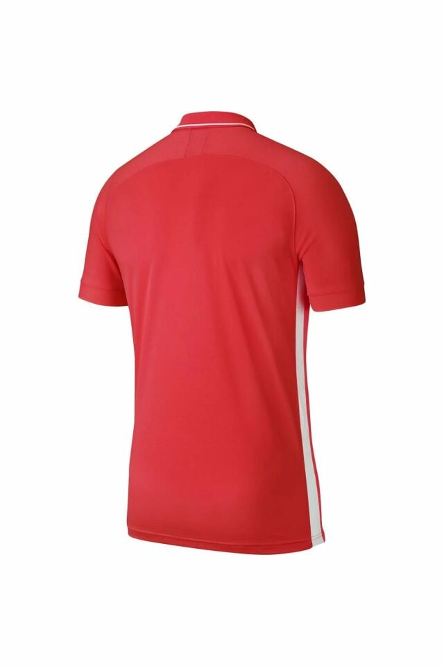 Nike Dry Academy Erkek Futbol Polo Yaka Tişört Neon Kırmızı BQ1496-671