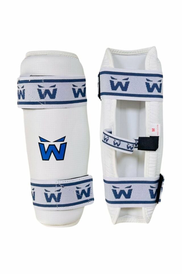 Whiteface Taekwondo Shin Guard Ayak Kaval Koruma Beyaz L