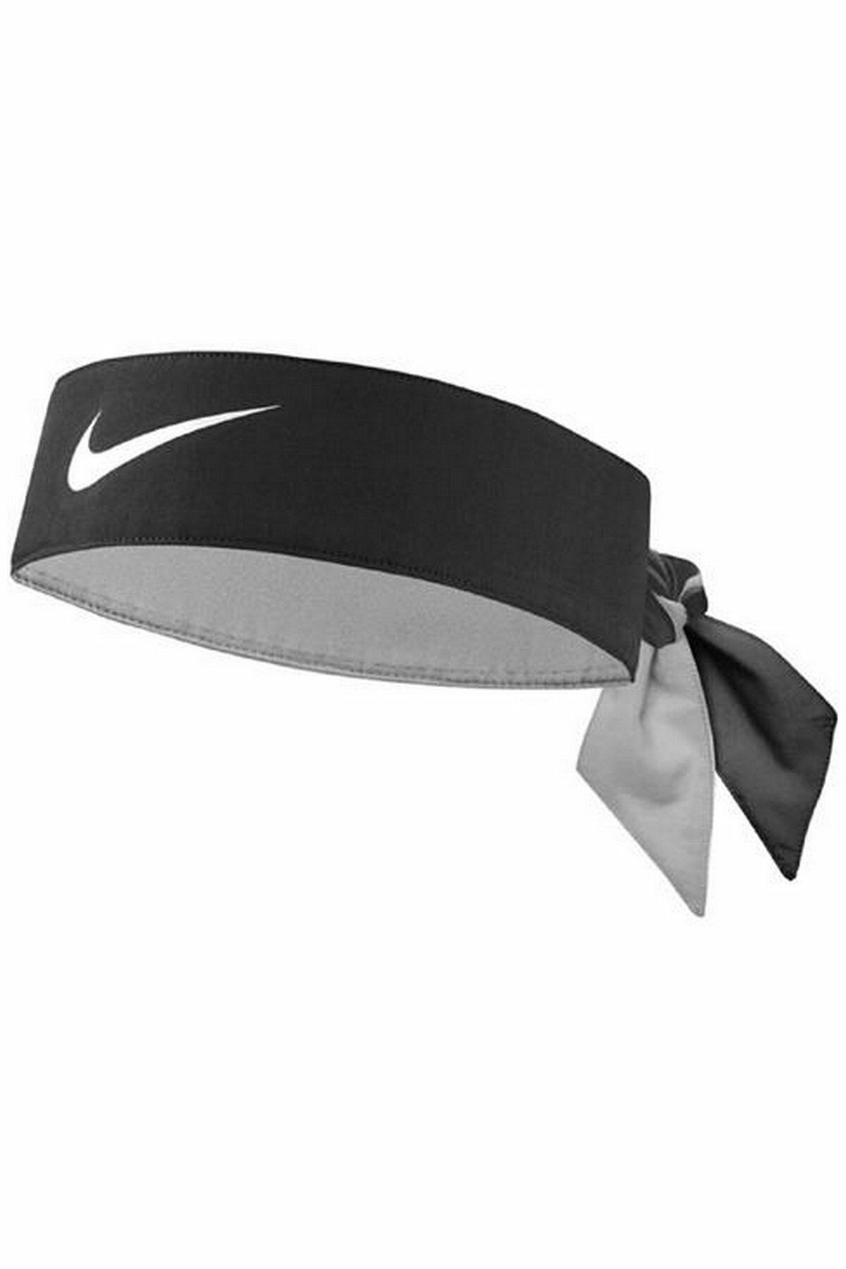 Nike Tennis Premier Head Tie Black/Metallic Silver Osfm Unisex Tenis Saç Bandı Siyah/Metalik N.000.3204.072.OS