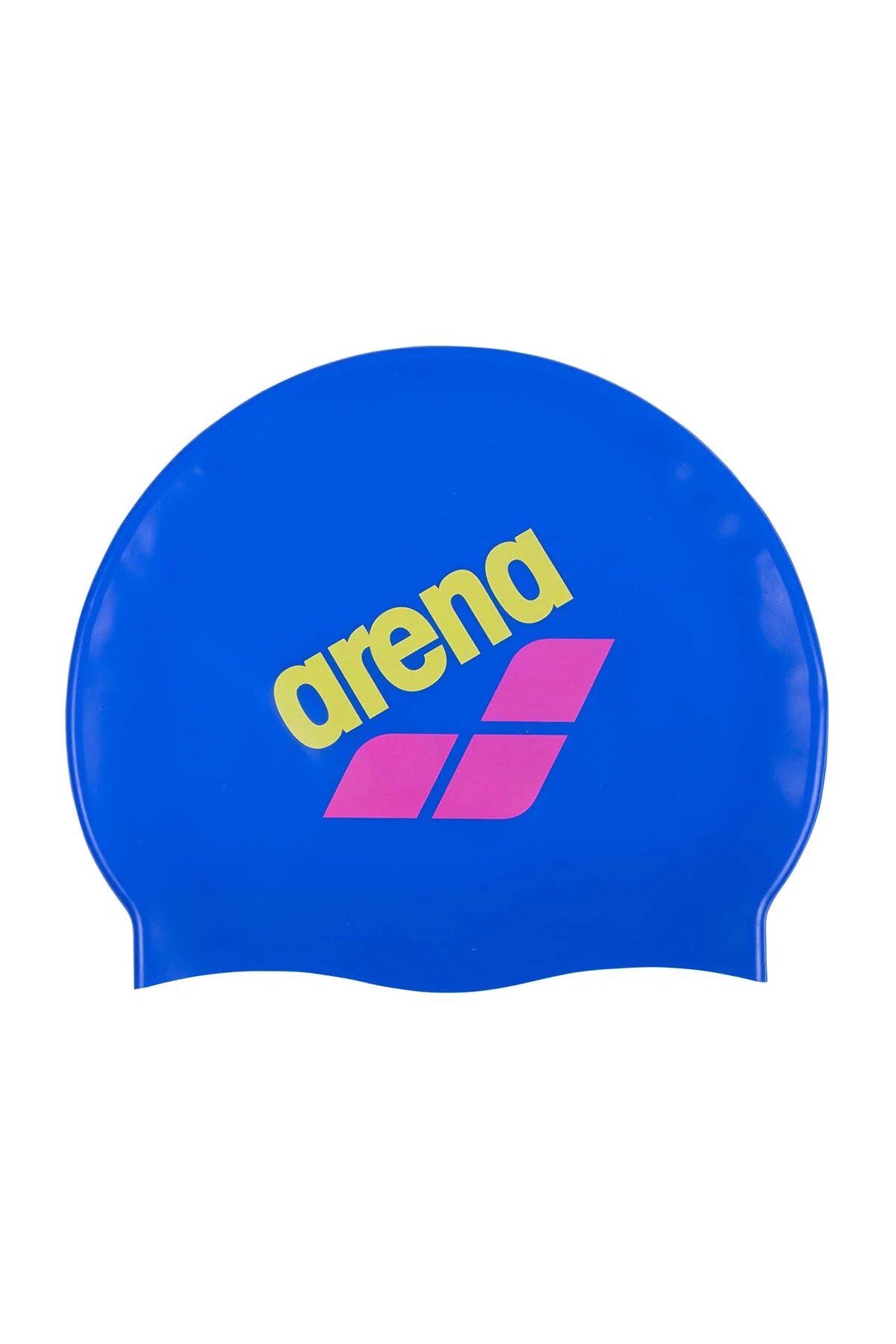 Arena Big Logo Cap Unisex Silikon Yüzücü Bone Neon Mavi 009276208