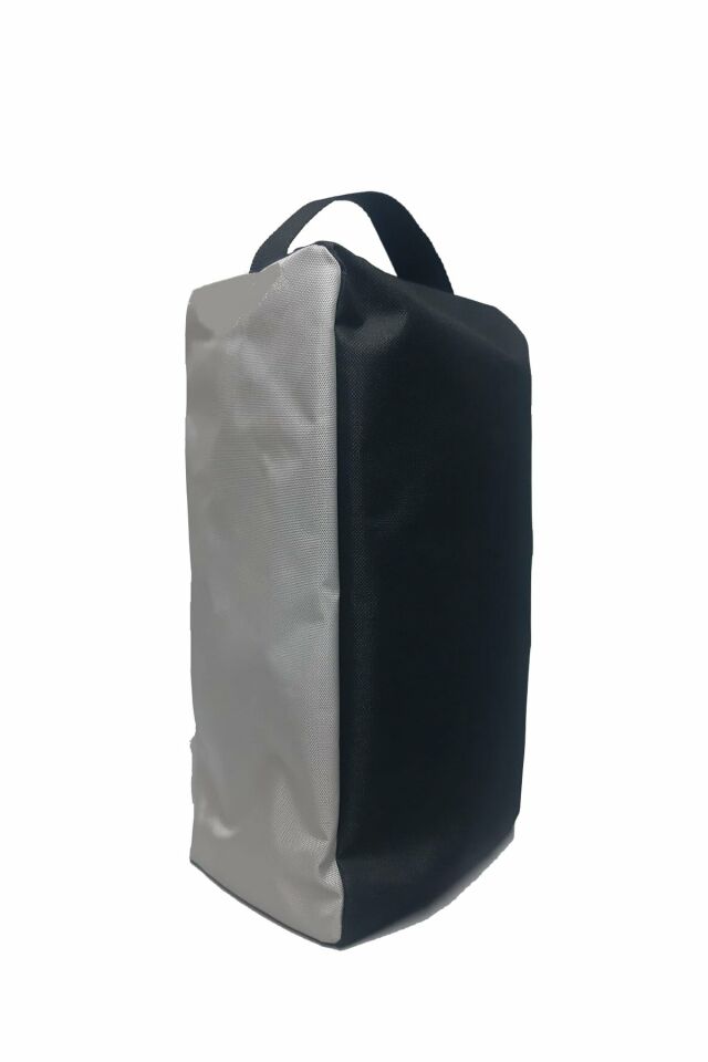 Shock Team Pocket Bag Unisex Ayakkabı Terlik Çantası Gri/Siyah
