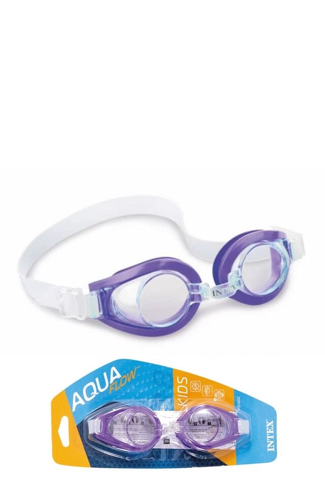 Intex 55602 Aqua Flow Play Googles Çocuk Yüzücü Gözlüğü 3+ Yaş Mor