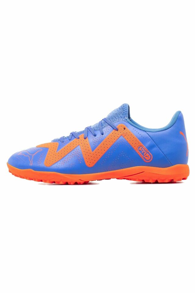 Puma Future Play TT Jr Blue Glimmer Puma-White Ultra Orange Çocuk Genç Futbol Halı Saha Ayakkabısı 10720201 38