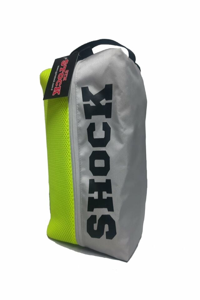 Shock Team Pocket Bag Unisex Ayakkabı Terlik Çantası Gri/Sarı